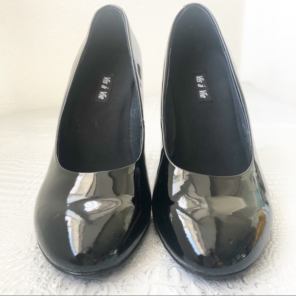 Vis a Vie Women’s Patent Leather Heel - Picture 6 of 8